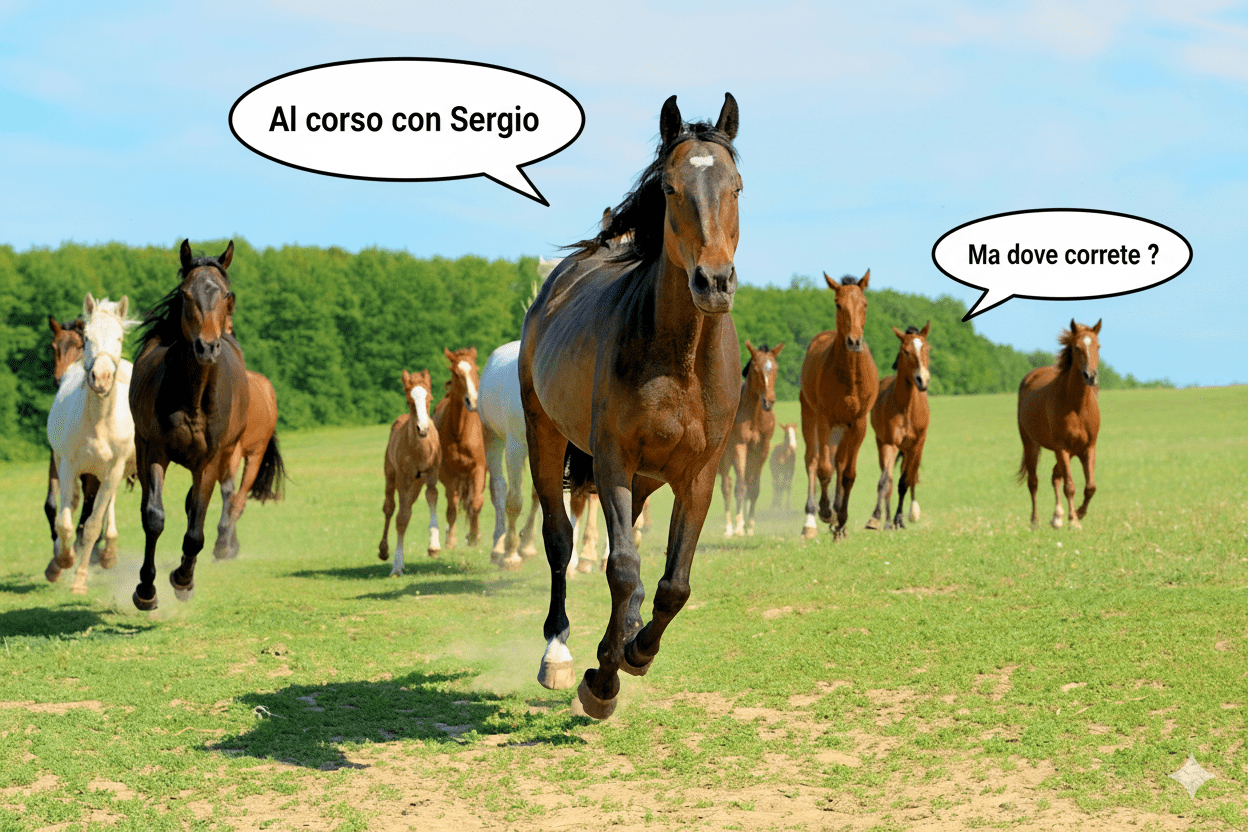 Cavalli che corrono